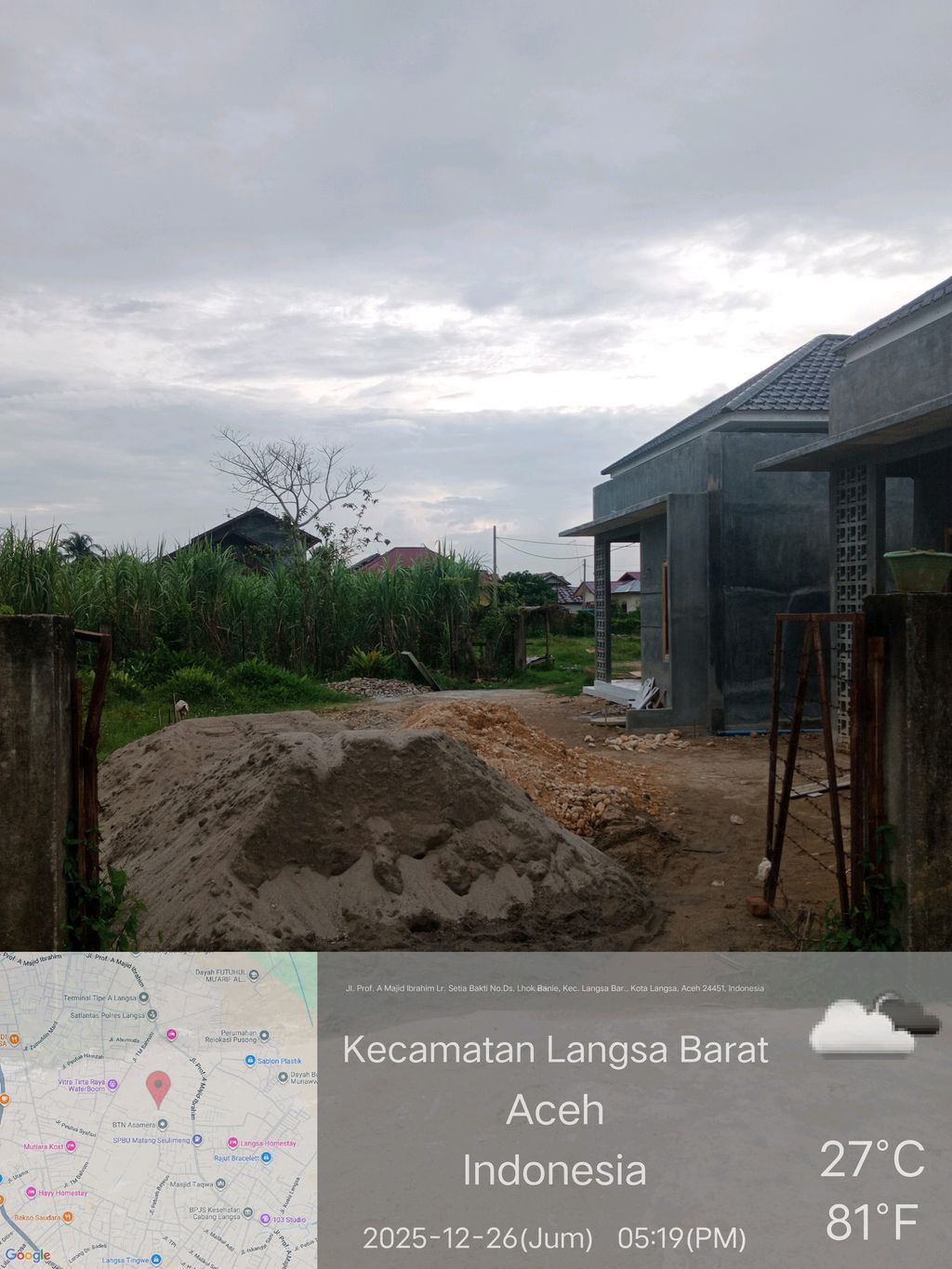 foto gerbang perumahan AL-KUMBA RESIDENCE