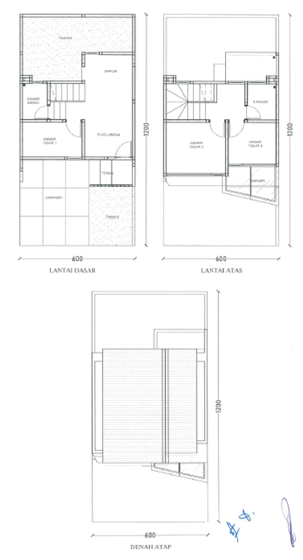 foto tampak rumah tipe LOFT B perumahan MAESTRIA RESIDENCE