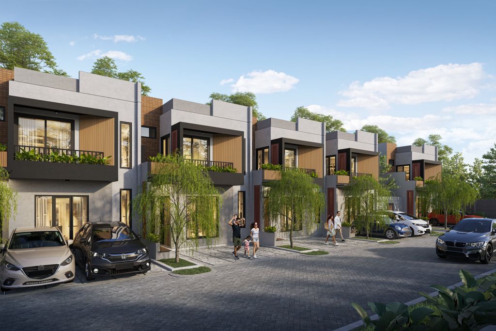 foto tampak rumah tipe Nora House perumahan Perumahan Shoji Land