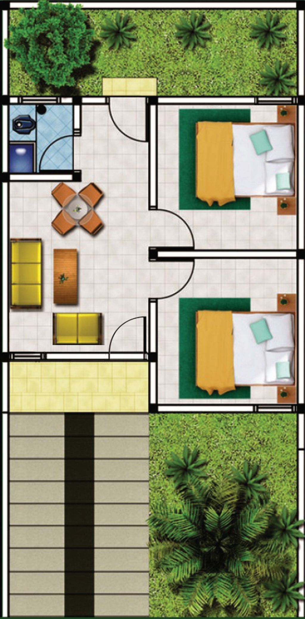 foto denah rumah tipe 36 NEW 2026 perumahan BANGILAN INDAH PERMAI 2