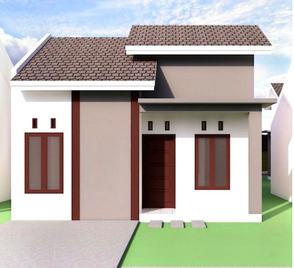 foto tampak rumah tipe subsidi perumahan GRIYA PERMATA KENALI