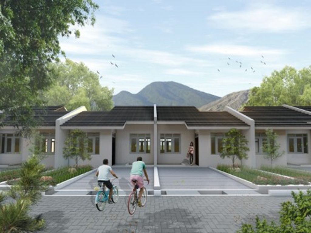 foto tampak rumah tipe 25/144 perumahan Bumi Karya Indah