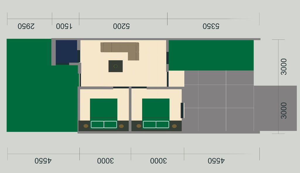 foto denah rumah tipe 36 perumahan PESONA JATI RESIDENCE