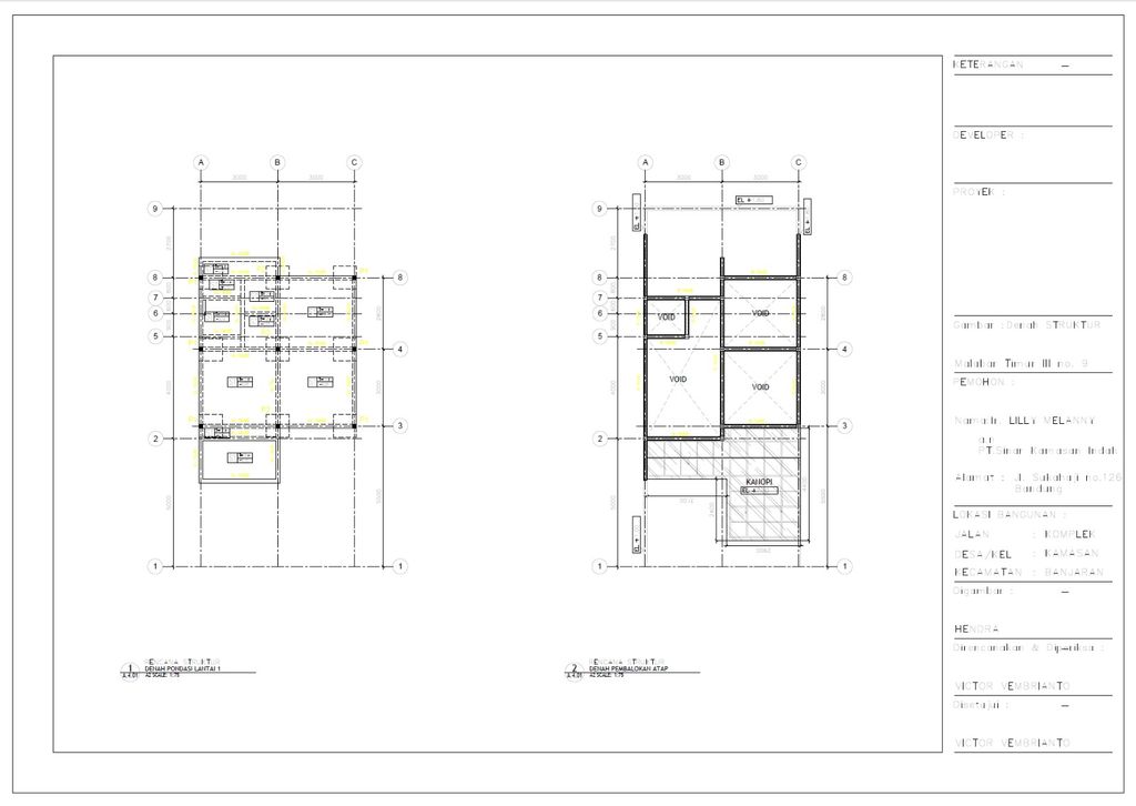 foto denah rumah tipe 36 (36/84) komersil perumahan DAMAR MAS REGENSI
