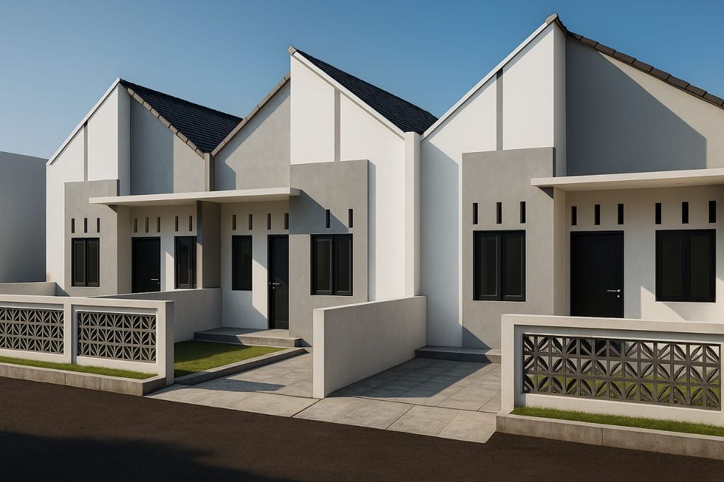 foto tampak rumah tipe 36 perumahan PESONA JATI RESIDENCE