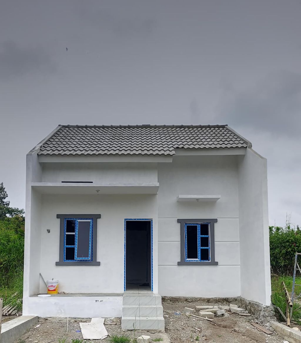 foto tampak rumah tipe 30/60 perumahan LANGIT BIRU RESIDENCE