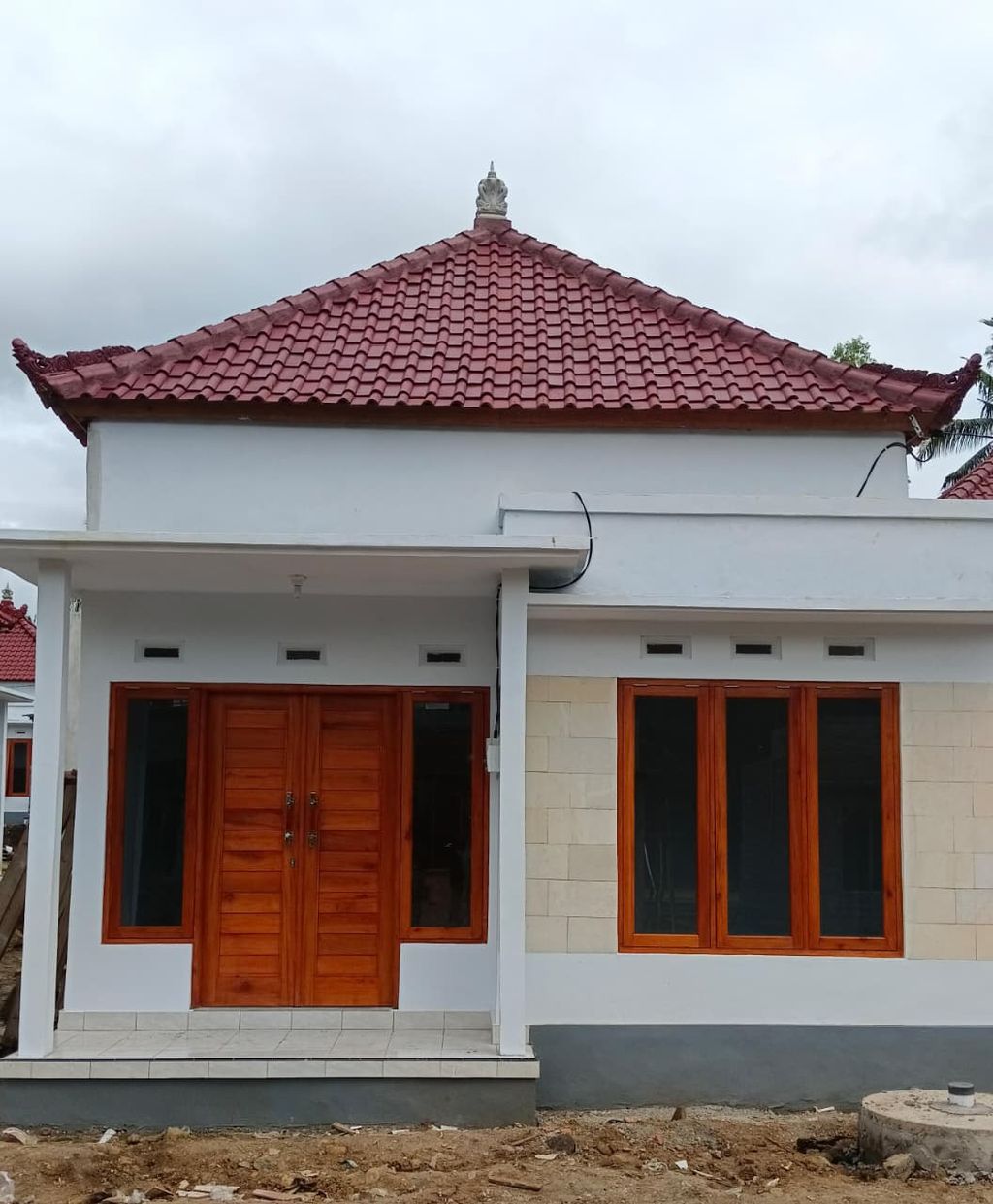 foto tampak rumah tipe subsidi perumahan Perumahan Pesona BB Agung Residence Tahap II