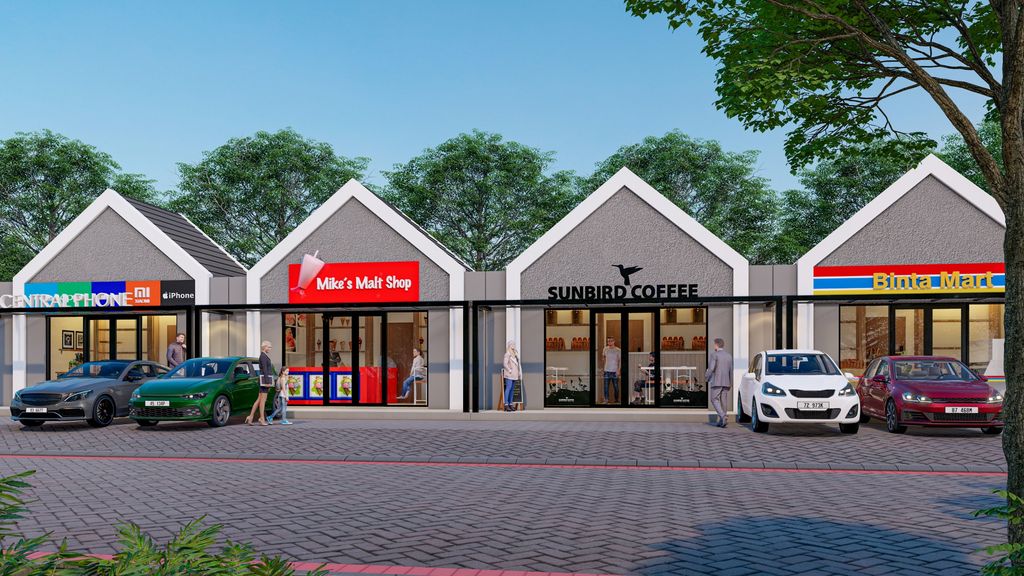 foto tampak rumah tipe RWU B perumahan Grand Alexandria Tahap 3