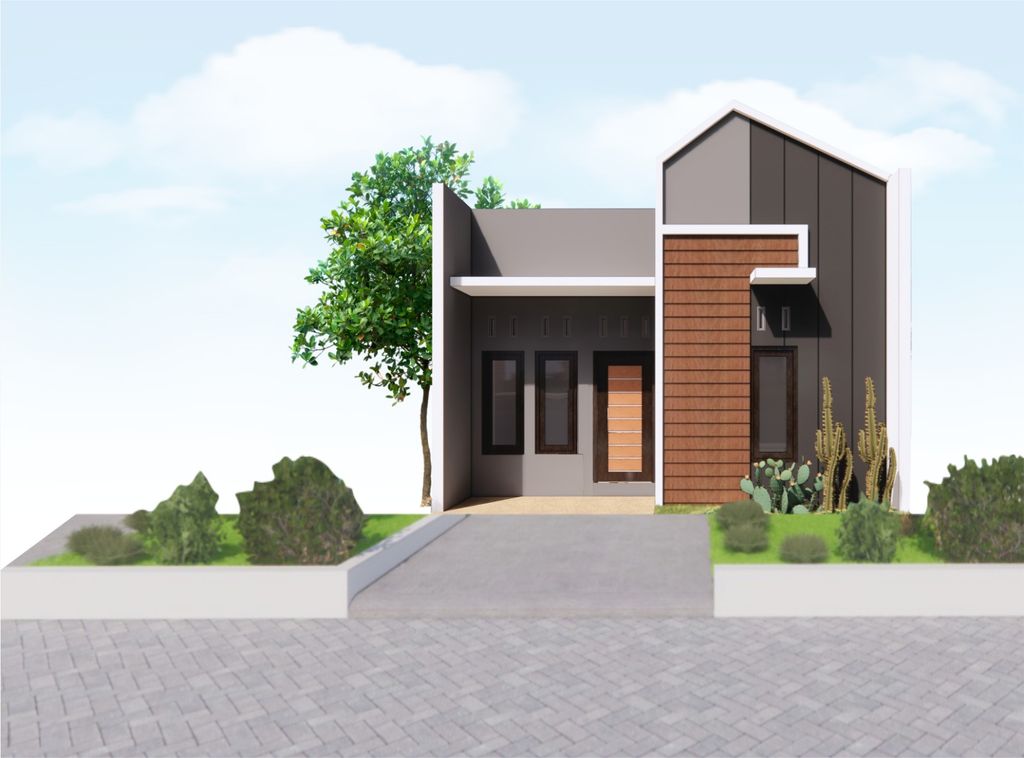 foto tampak rumah tipe 30/60 perumahan PESONA LALUNG ASRI (JUNGKE)