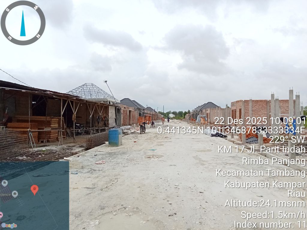 foto posisi tengah perumahan BASTANIA REGENCY