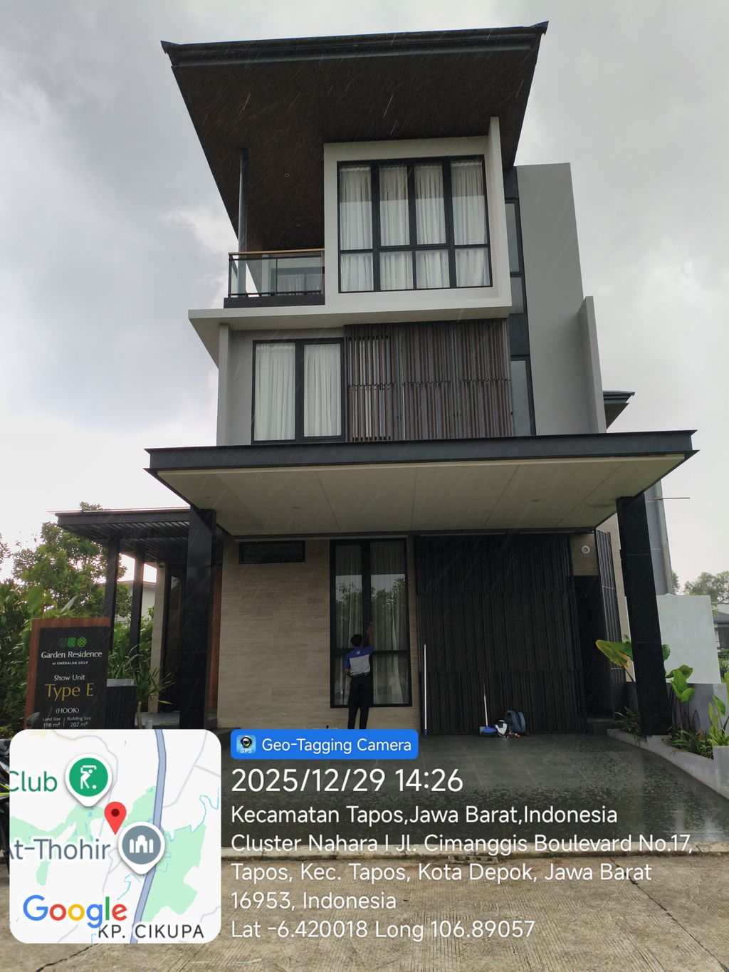 foto contoh rumah perumahan GARDEN RESIDENCE