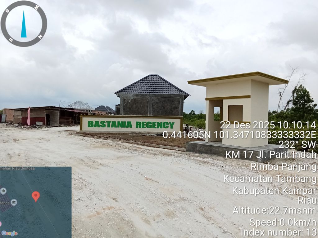 foto gerbang perumahan BASTANIA REGENCY