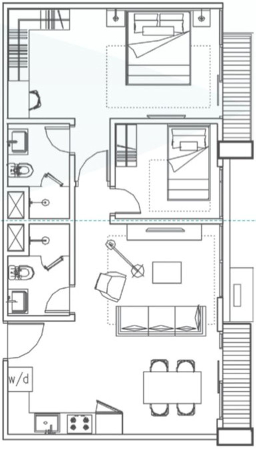foto denah rumah tipe NR8-10 perumahan Nine Residence