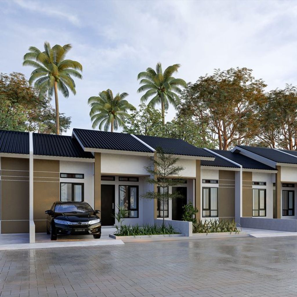 foto tampak rumah tipe 36/72 perumahan GRIYA AYU MAJANG 2