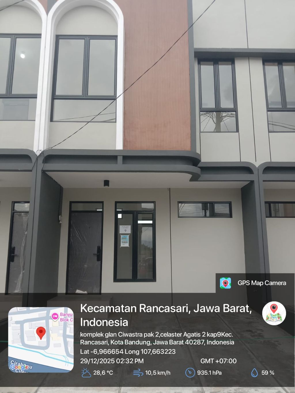 foto tampak rumah tipe 38 Compact 2 Kamar HC (456) perumahan G-Land Ciwastra Park 2