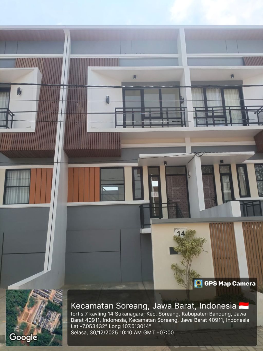 foto tampak rumah tipe 50 Compact (3 kamar) (423) perumahan Bukit Sukanagara Resort