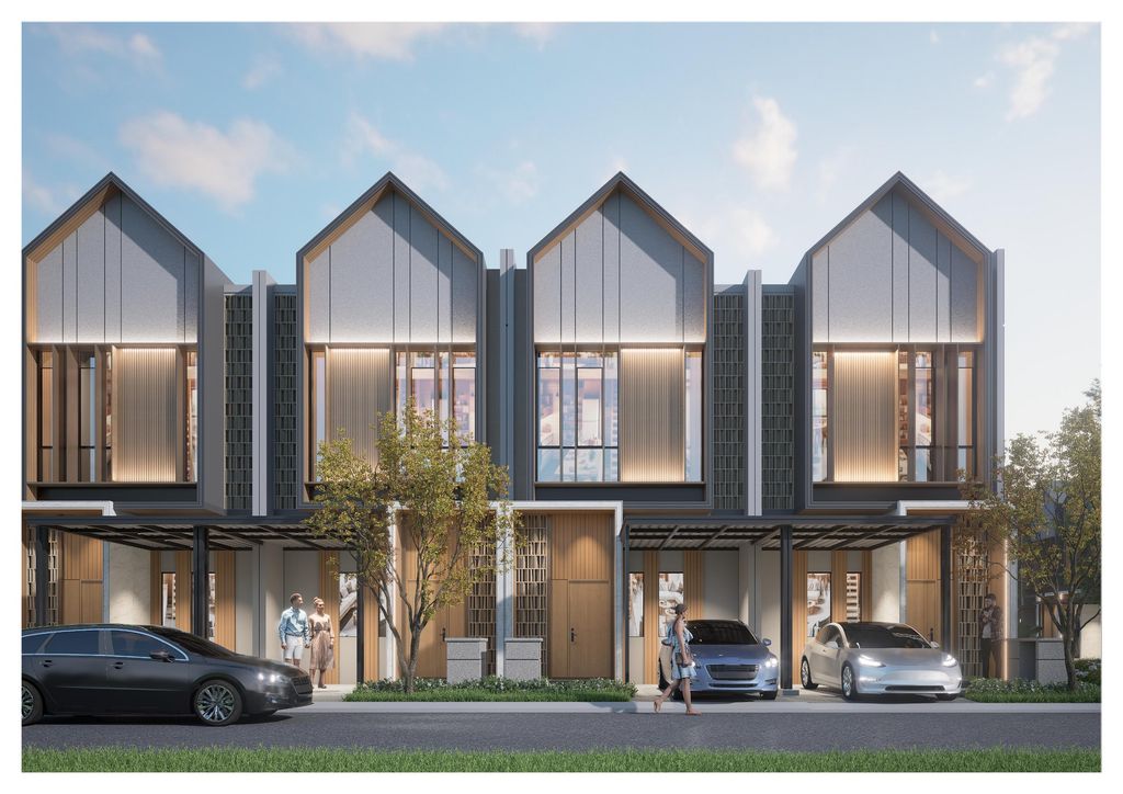 foto tampak rumah tipe T5-S perumahan PACIFIC GARDEN PURI