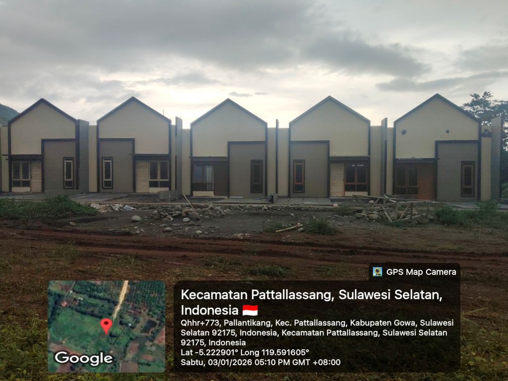foto contoh rumah perumahan Perumahan Pinisi Garden Pattallassang