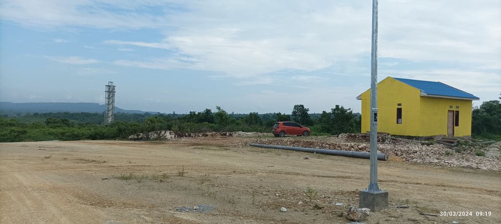 foto gerbang perumahan Grand Labungkari City