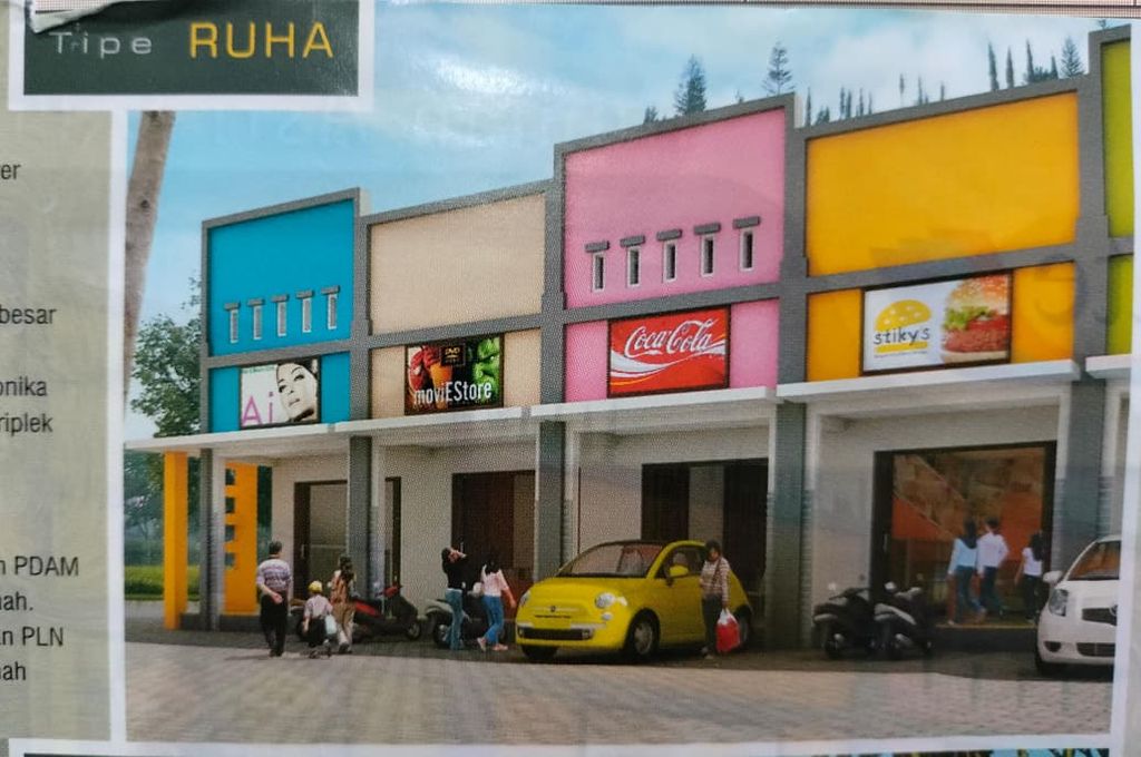 foto tampak rumah tipe Ruko perumahan OMA INDAH MENGANTI