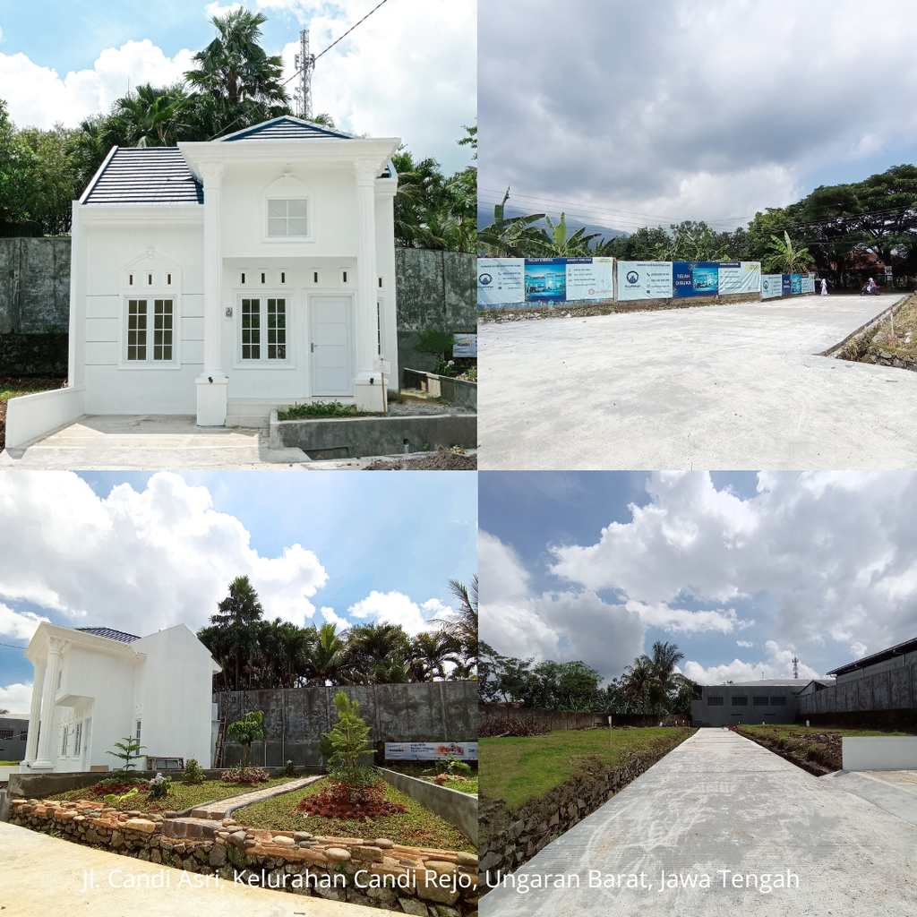 foto tampak rumah tipe 45 / 103 M2 perumahan Cluster Royal Sakya