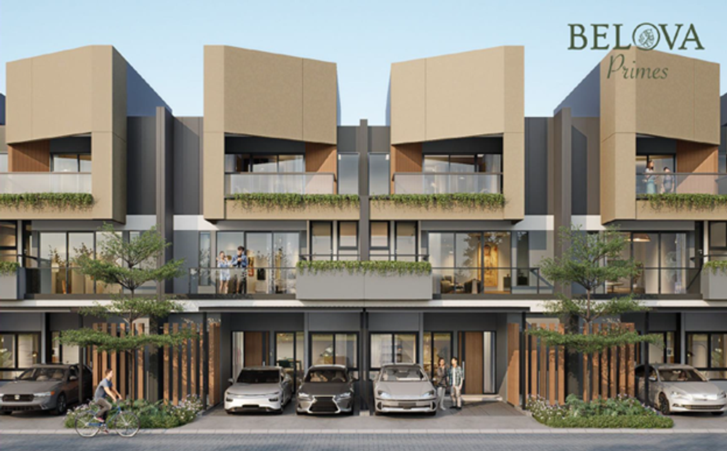 foto tampak rumah tipe Belova 147/106 perumahan ADORA