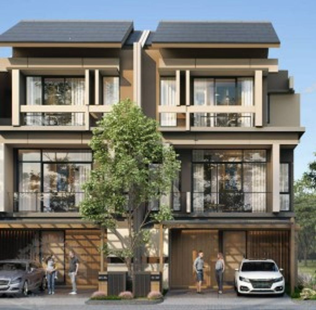foto tampak rumah tipe 162 perumahan HIERA - Cluster Wynyard