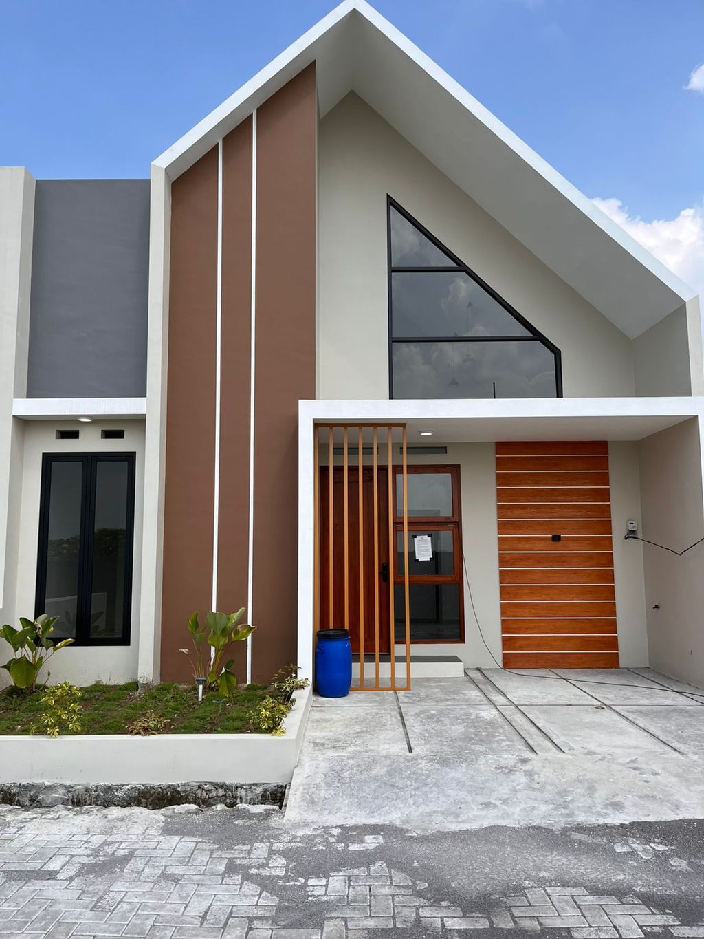 foto tampak rumah tipe T.50 perumahan Graha Pesona
