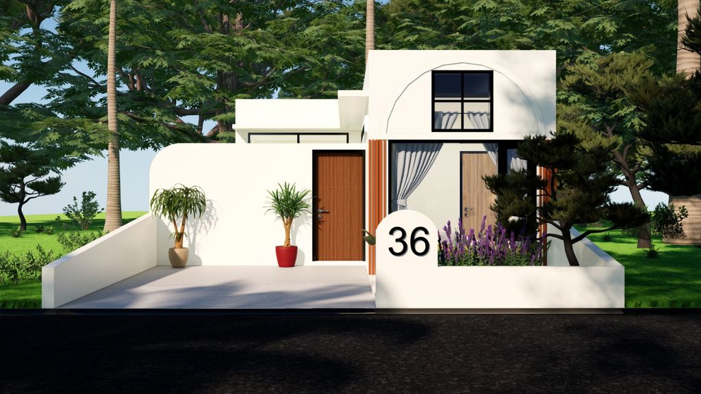 foto contoh rumah perumahan BUMI RAYYA