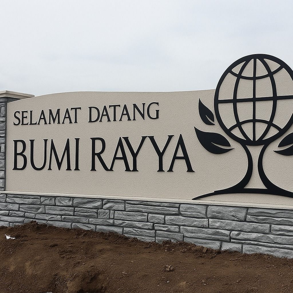 foto gerbang perumahan BUMI RAYYA