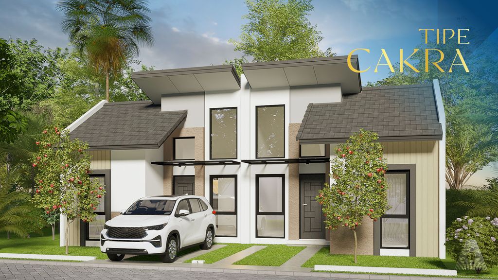 foto tampak rumah tipe CAKRA perumahan ANANDAYA