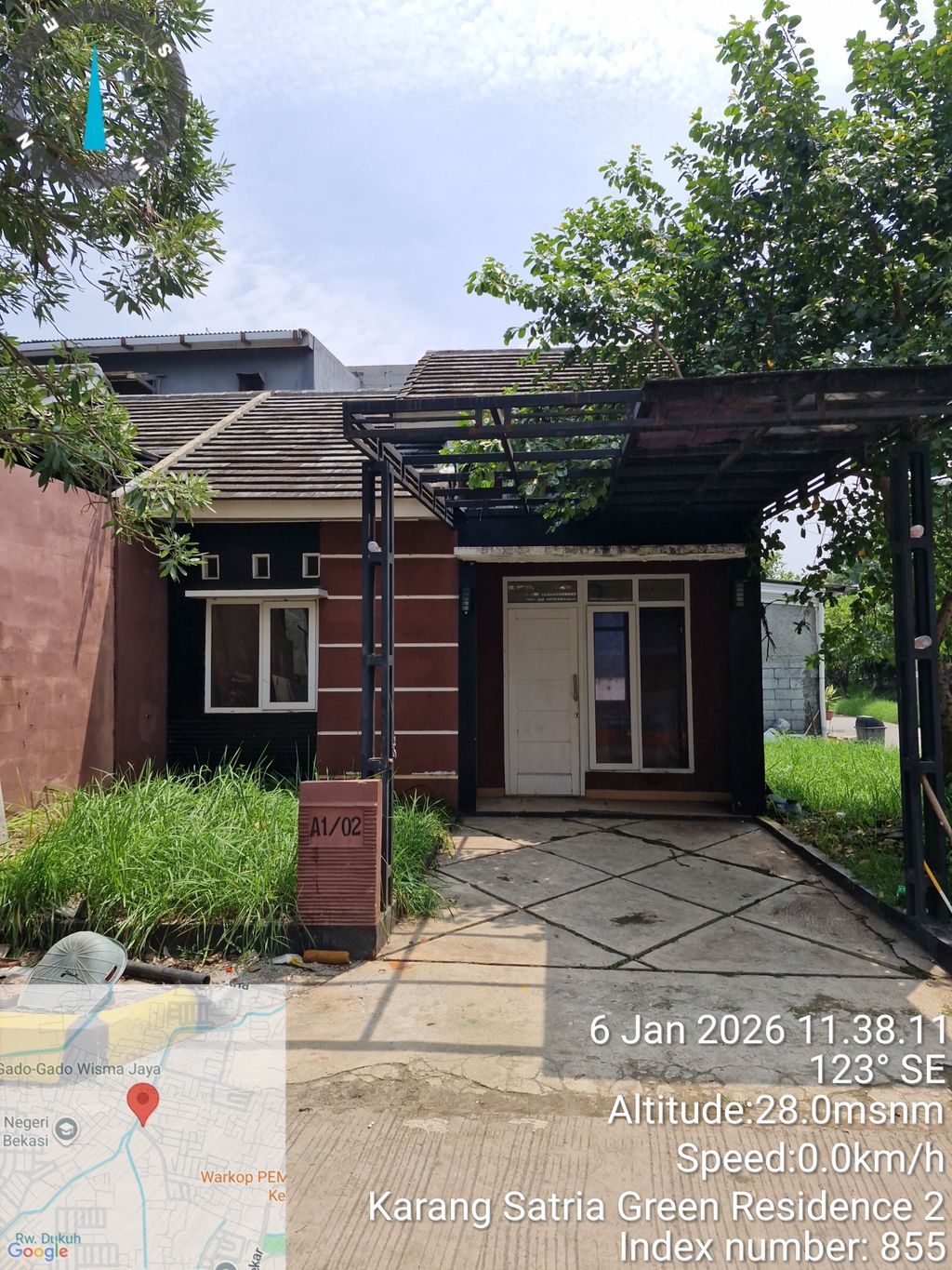 foto contoh rumah perumahan KARANG SATRIA GREEN RESIDENCE 2