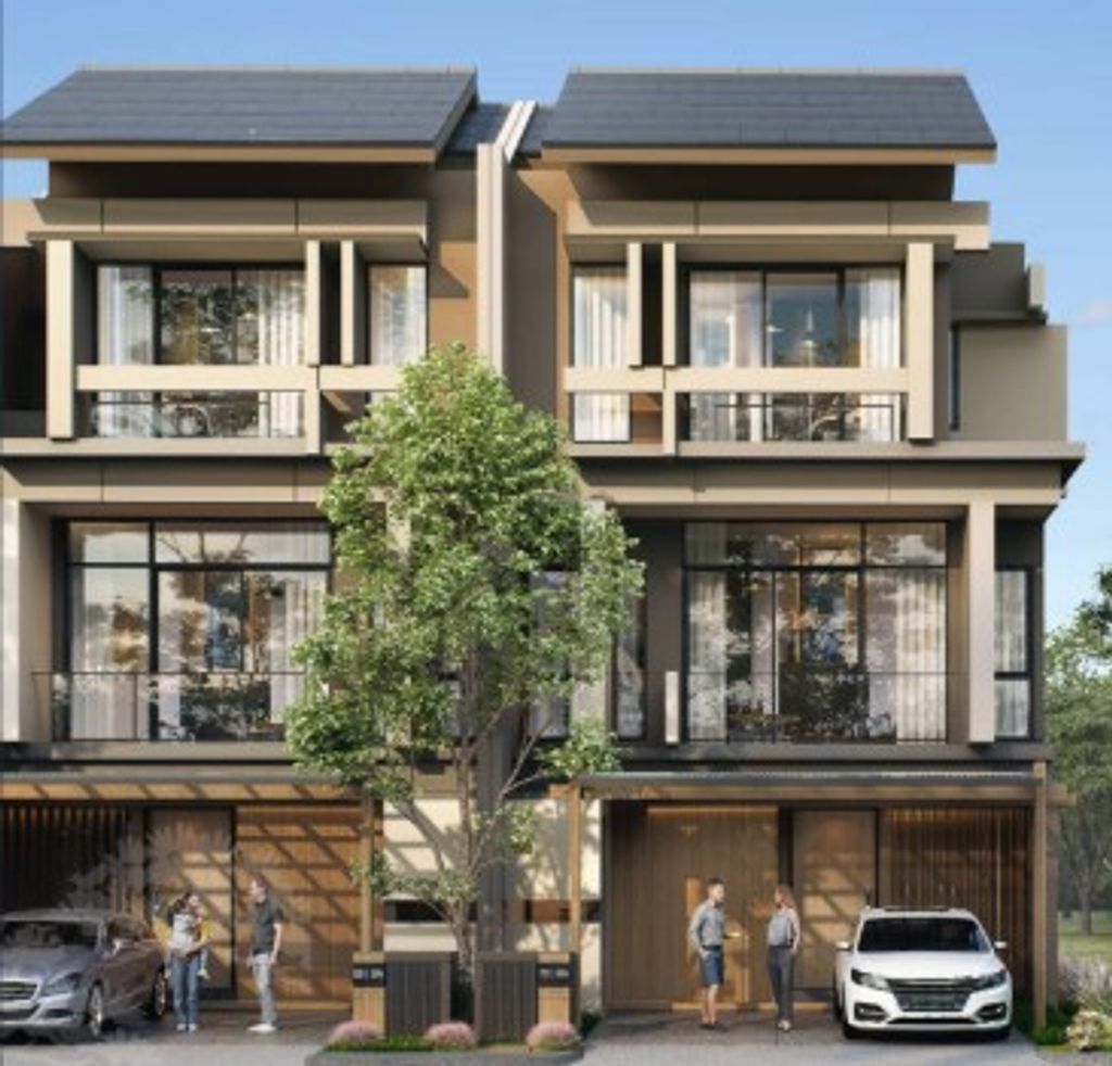 foto tampak rumah tipe 160 perumahan HIERA - Cluster Wynyard