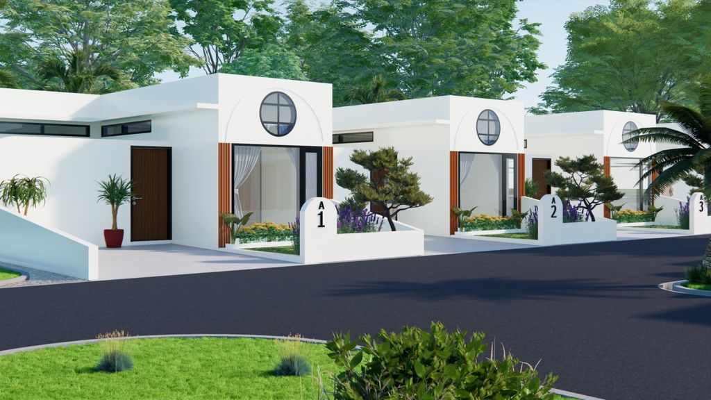 foto posisi tengah perumahan BUMI RAYYA