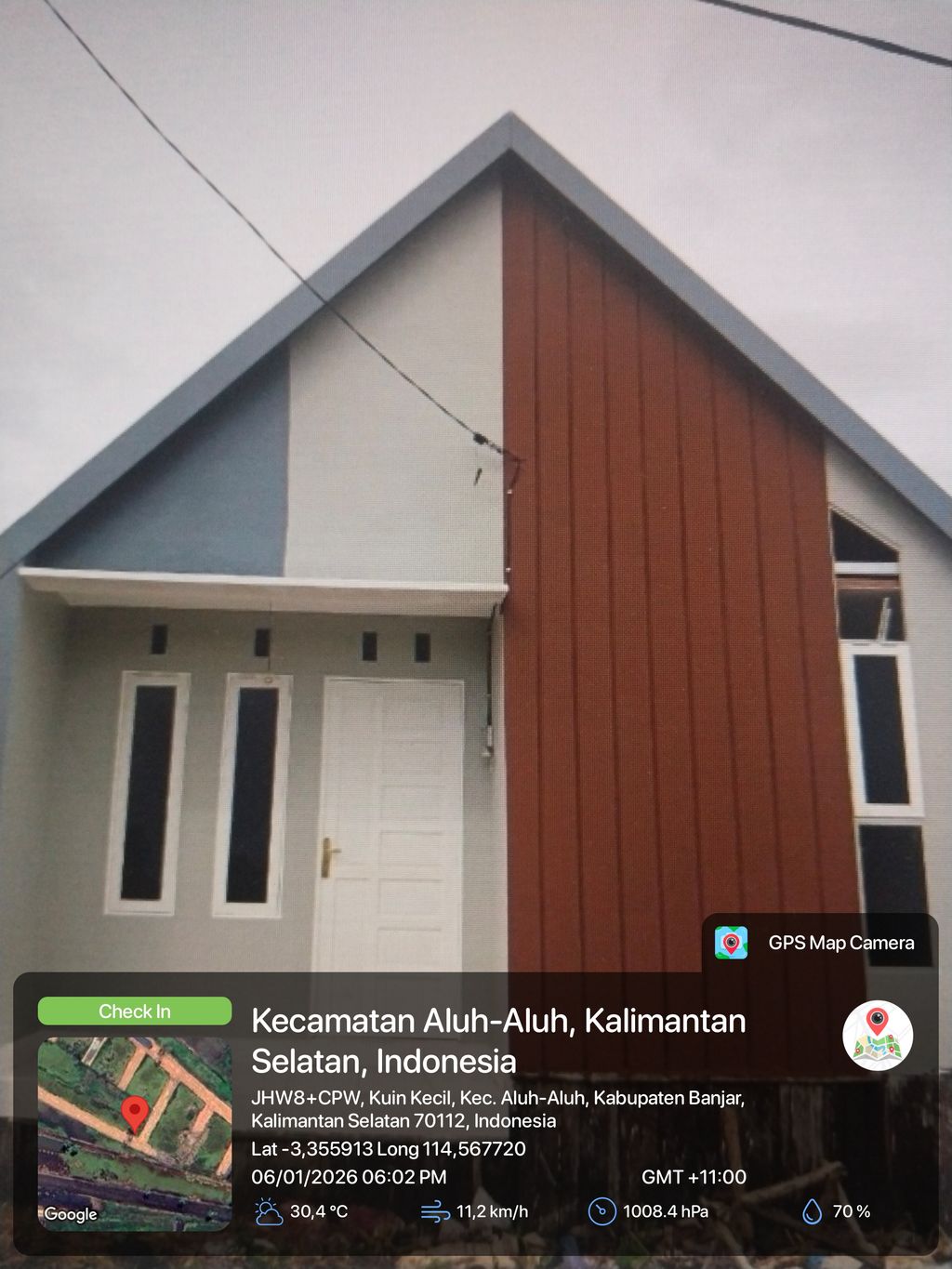 foto tampak rumah tipe 36/102 perumahan ASMAN CLUSTER 2