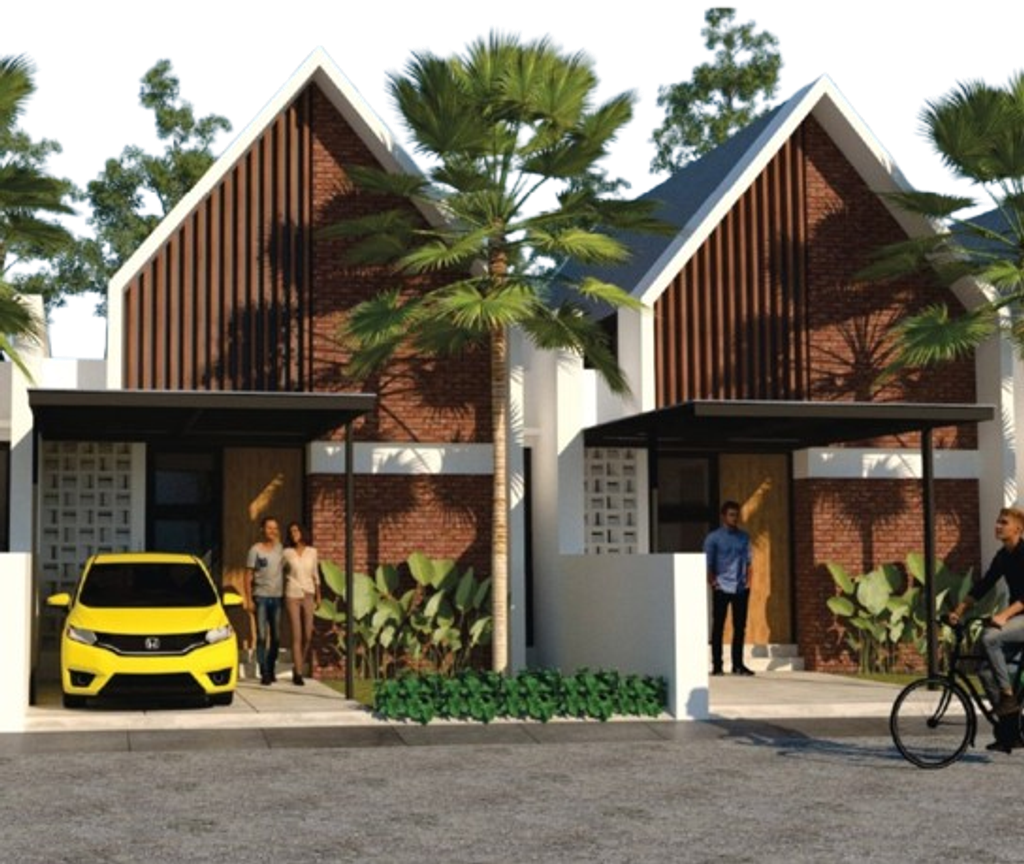 foto tampak rumah tipe T.40 perumahan Graha Pesona