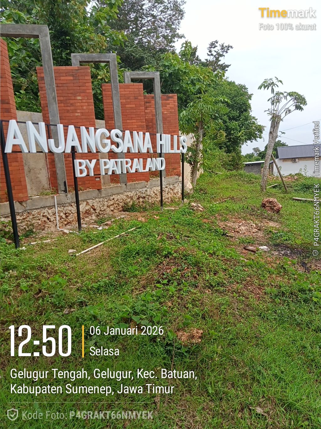 foto gerbang perumahan ANJANGSANA HILLS