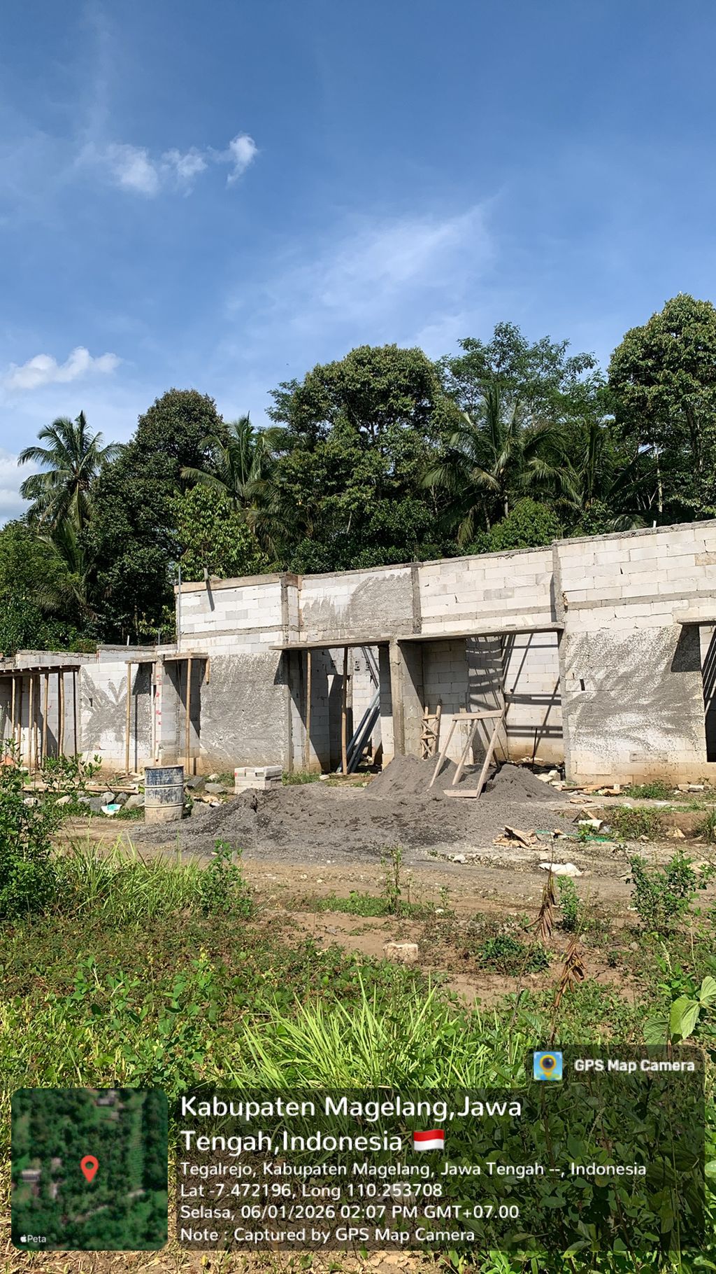 foto posisi tengah perumahan Green Savana 2