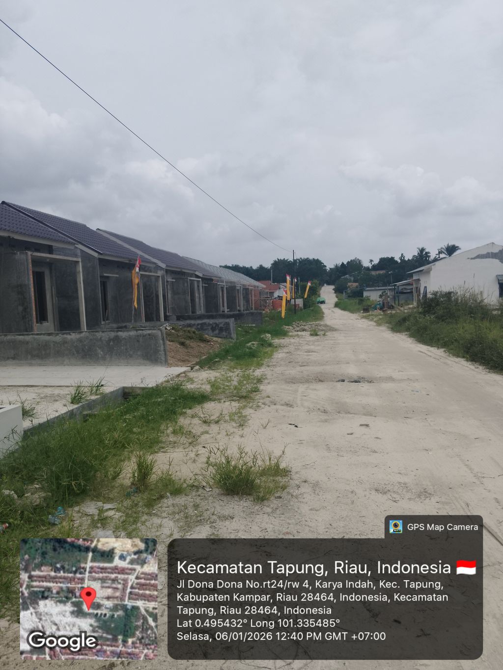 foto posisi tengah perumahan NEW GARUDA SAKTI 45