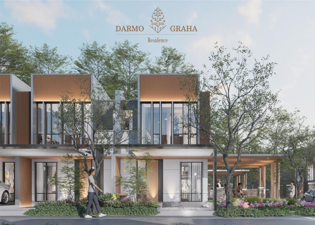 foto tampak rumah tipe ANTONIO perumahan DARMO GRAHA RESIDENCE (TAHAP 1)