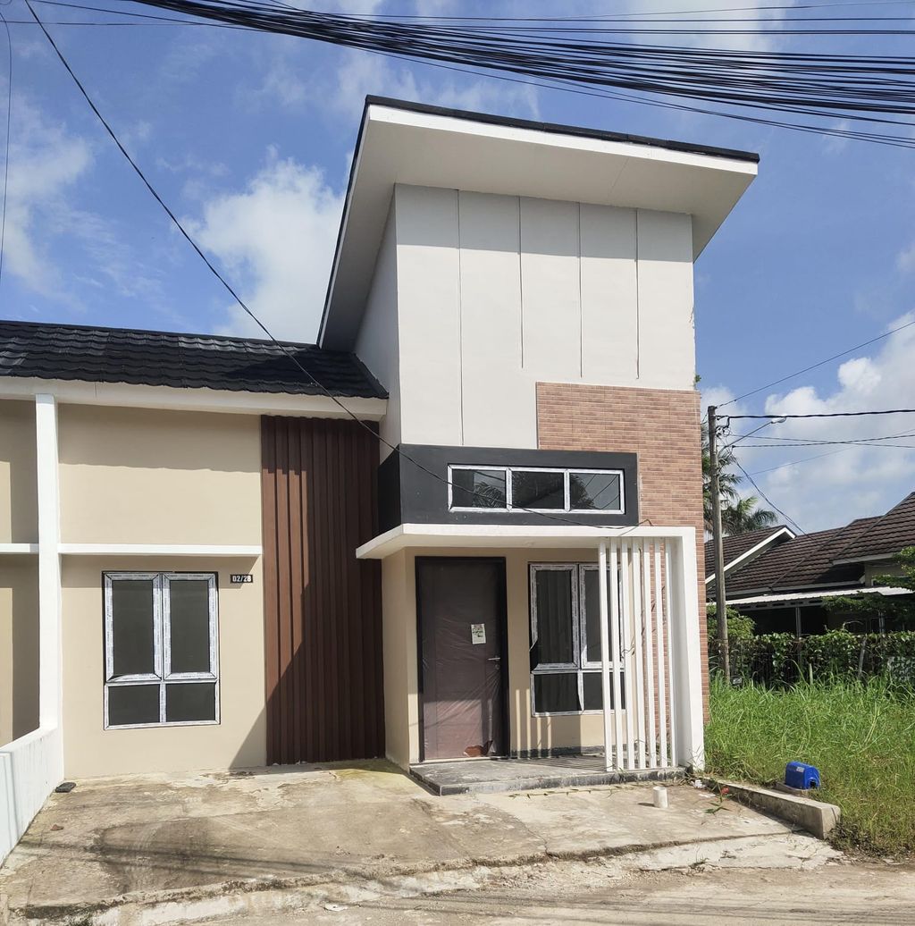 foto tampak rumah tipe Rumah Tinggal 45/106 (3) perumahan Griya Duta Mas Cluster Dandelion