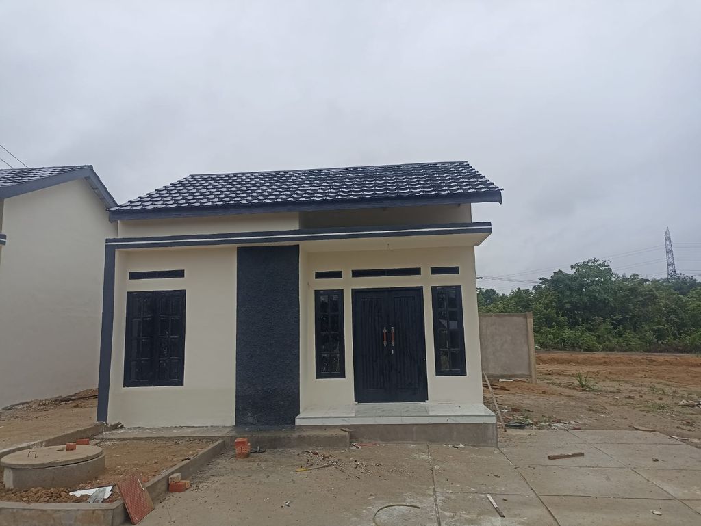 foto tampak rumah tipe 36 perumahan Villa Gajah Mas 3