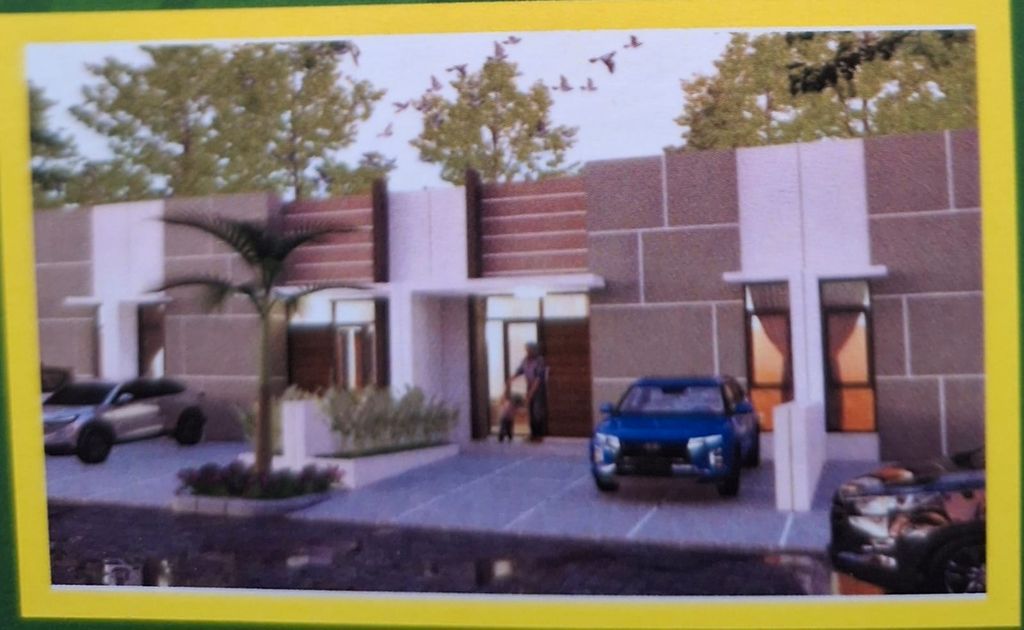 foto tampak rumah tipe 30/60 perumahan Green Savana 2