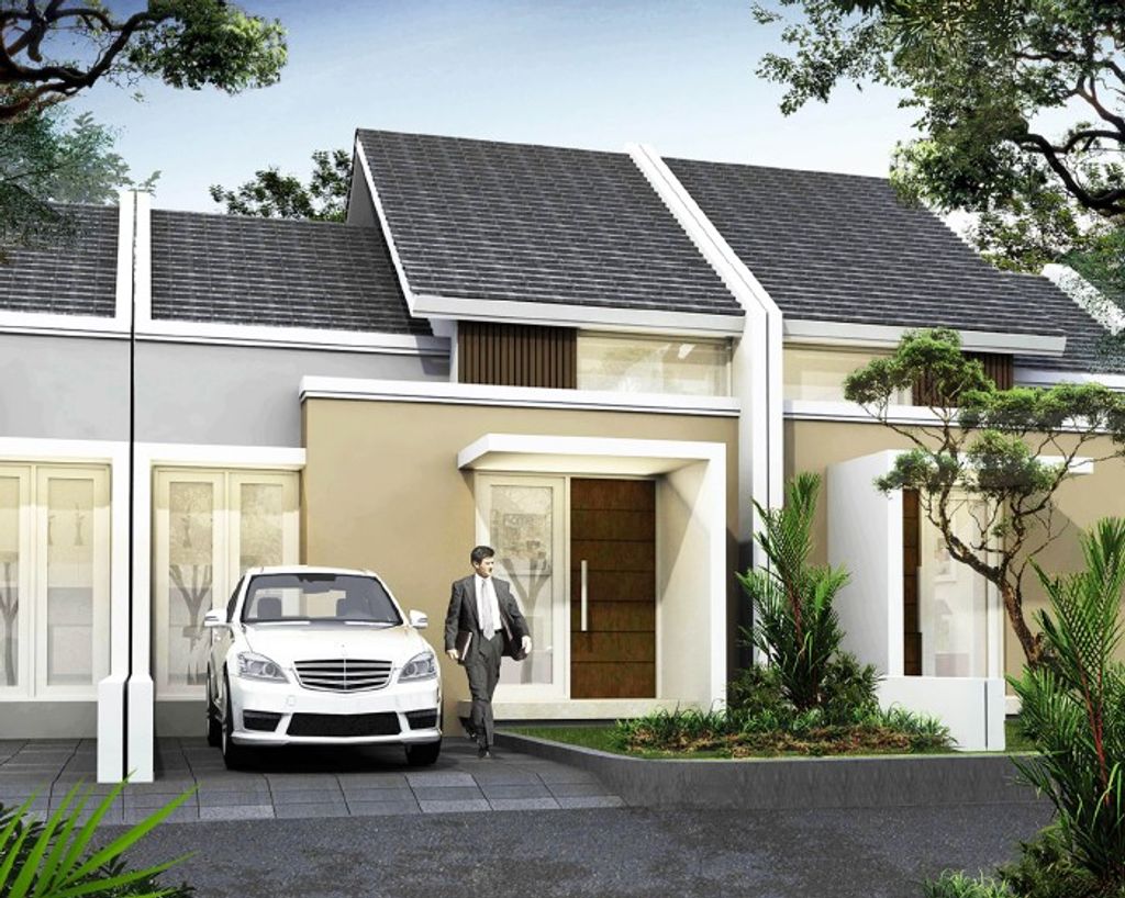 foto tampak rumah tipe 38/94 perumahan PALM VILLE REGENCY