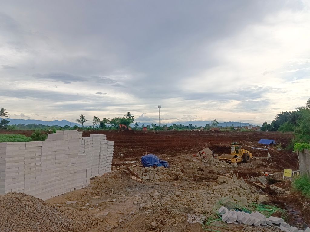 foto posisi tengah perumahan NAVA JEEVAN RESIDENCE