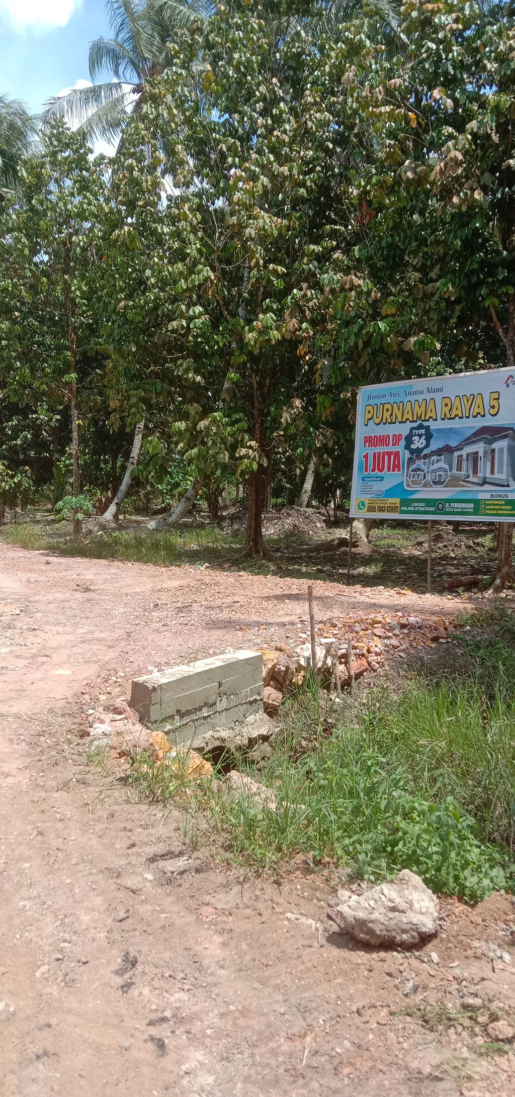 foto gerbang perumahan purnama raya 5