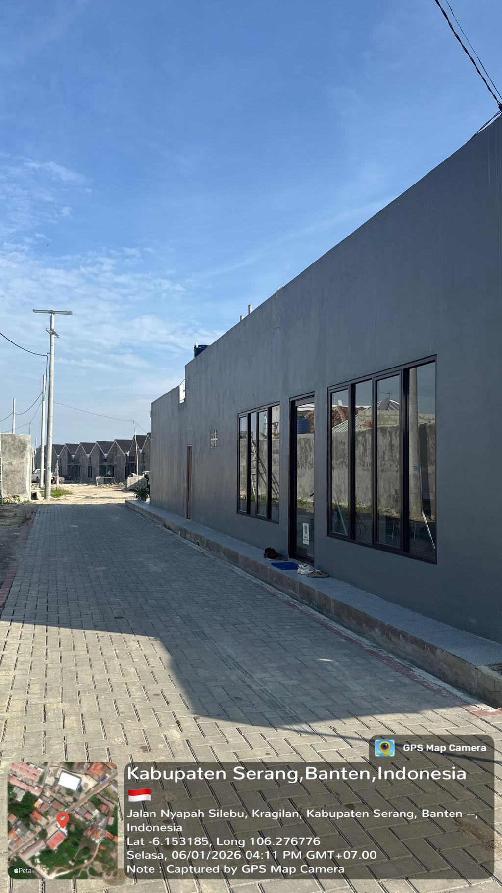 foto gerbang perumahan Kragilan Indah Residence
