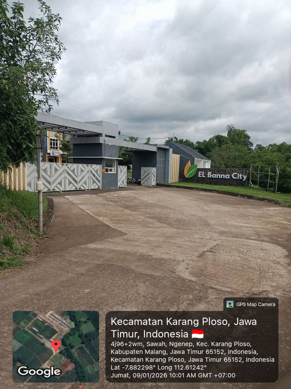 foto gerbang perumahan EL BANNA CITY