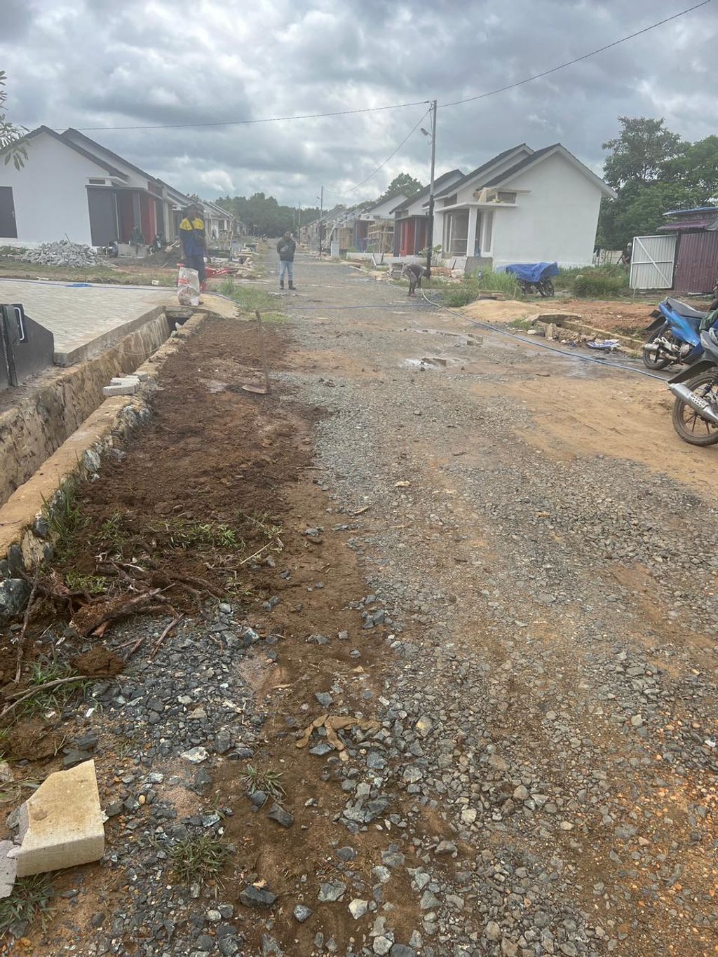 foto posisi tengah perumahan Umair Sejahtera Permai