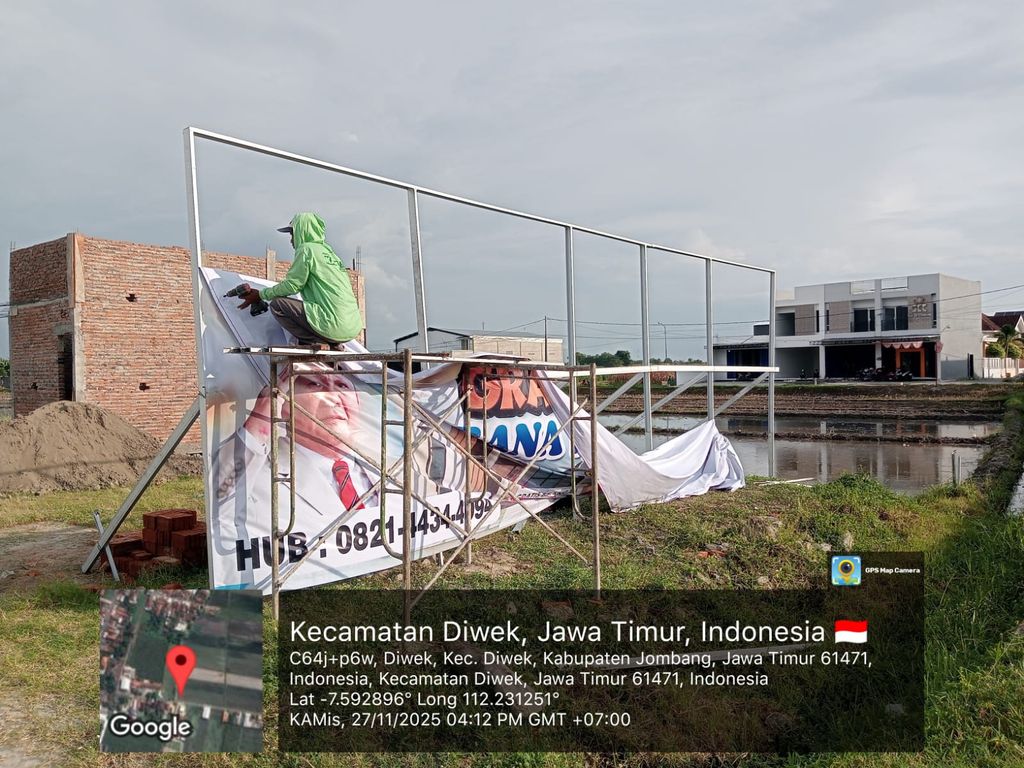 foto posisi tengah perumahan KIRANA REGENCY